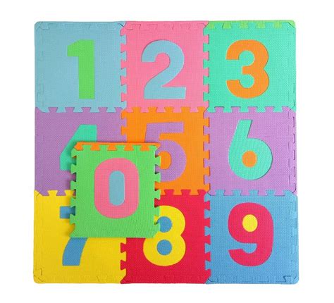 Aliexpress.com : Buy NEEU EVA Foam Mat 0 9 Numbers Puzzle Mats Kids Learn and Play Interlocking ...