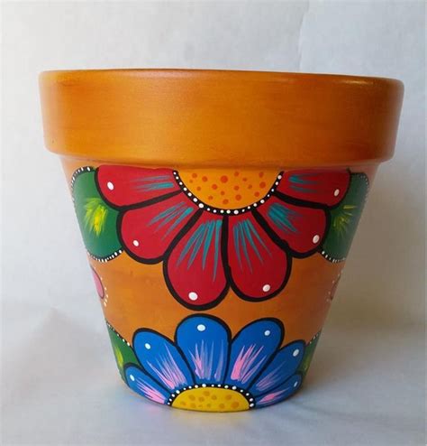 25 Simple Easy Flower Pot Painting Ideas - Craft Home Ideas | Decorated flower pots, Painted ...