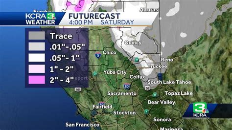 Northern California weekend weather: Possible Sierra light snow