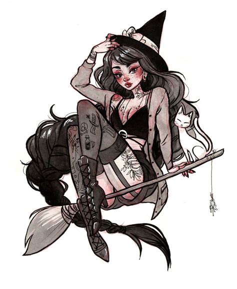 The 25+ best Witch art ideas on Pinterest | Witch drawing, Death ...