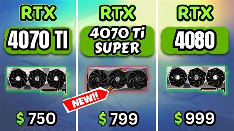 RTX 4070 Ti vs 4070 Ti SUPER vs 4080 | WHO WINS THE SWEETEST SPOT ...