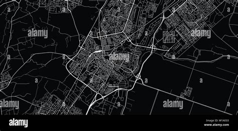 Urban vector city map of Alkmaar, The Netherlands Stock Vector Image ...