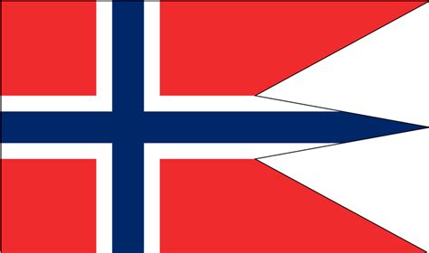 Norwegian state and war flag - Openclipart