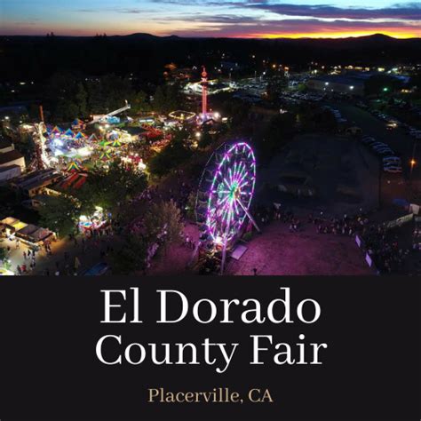 El Dorado County Fairgrounds Event Calendar