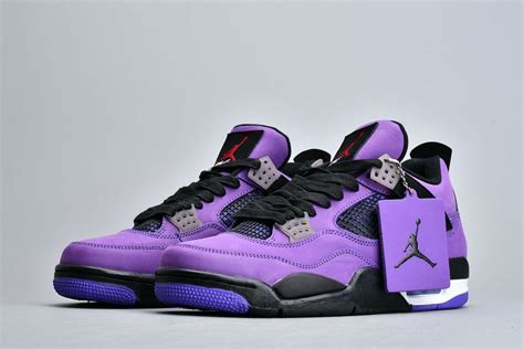 Purple Jordan 4s