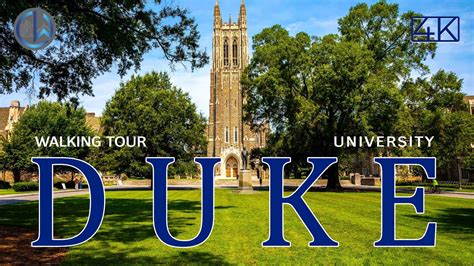 Duke University Campus [4K] Walking Tour (Durham, NC) 2021 - YouTube