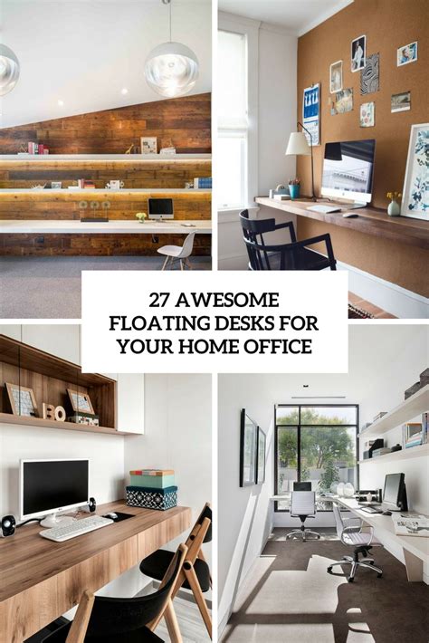 27 Awesome Floating Desks For Your Home Office - DigsDigs