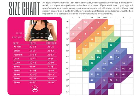 lululemon sports bra sizing chart