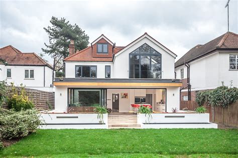 50 Degrees North Architects two-storey side and rear extension in South West London. Open-plan ...