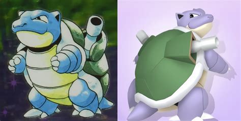 I just realized that Blastoise's shiny form has the same green shell ...