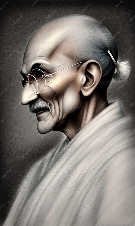 Premium AI Image | Mahatma gandhi indian freedom fighter 2 october