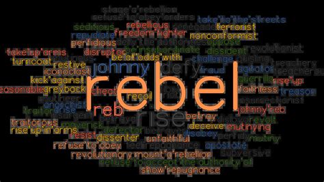 REBEL: Synonyms and Related Words. What is Another Word for REBEL ...