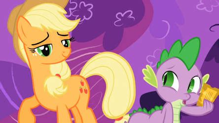 Spike x Applejack - Vector Art on SpikeShipping - DeviantArt