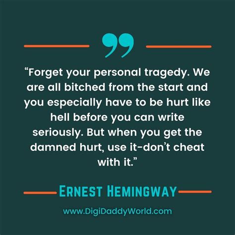 70 Best Ernest Hemingway Love Quotes About Life, Writing | Life quotes ...