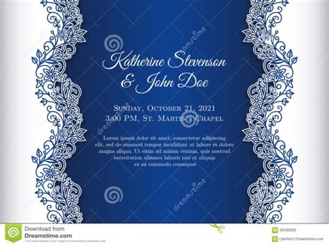 24+ Excellent Image of Wedding Invitation Background Blue - denchaihosp.com