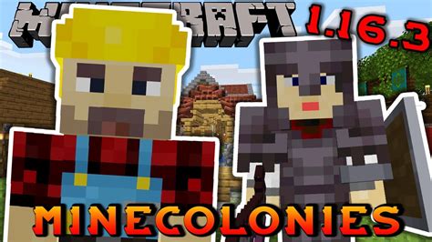 Minecolonies Mod 1.16.3 | Minecraft Mod Review - YouTube