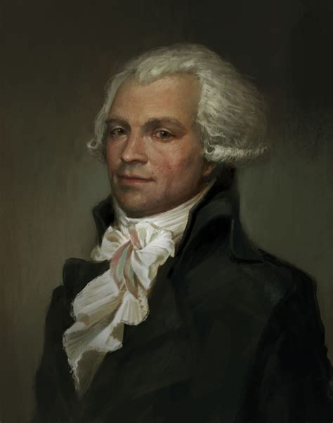 Maximilien Robespierre. Painting photoshop réalisé par Julien Lasbleiz, basé sur des références ...