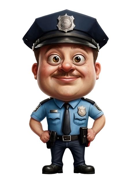 Caricature Cop, People, Cartoon Free Stock Photo - Public Domain Pictures