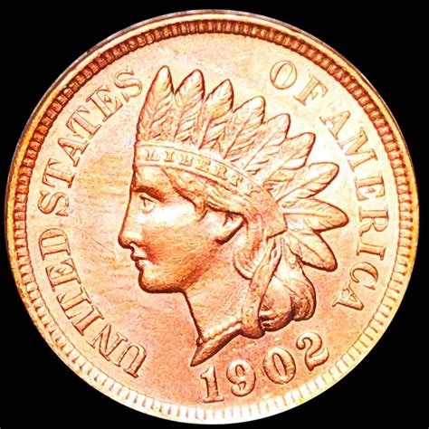 Sold Price: 1902 Indian Head Penny UNCIRCULATED - June 6, 0120 12:00 PM CDT