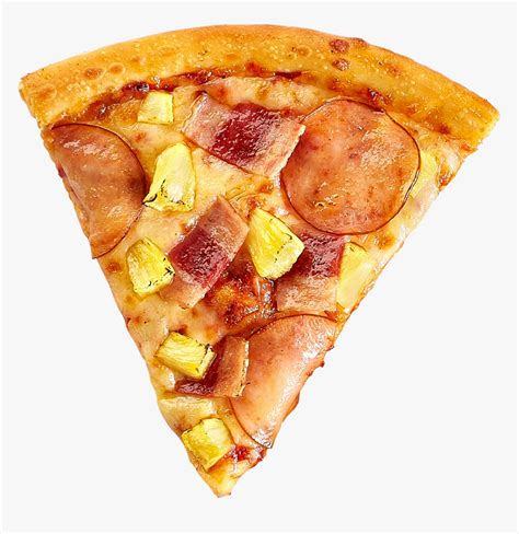 Hawaiian Pizza Slice Png, Transparent Png - kindpng