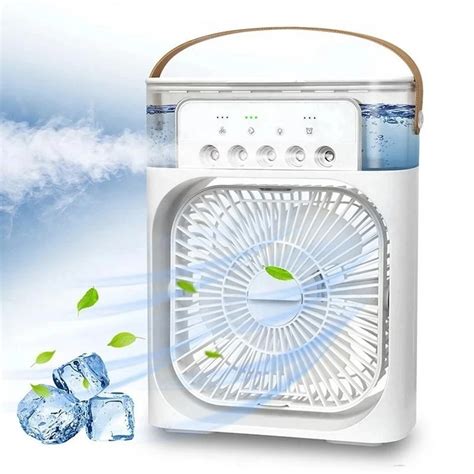 Air Conditioner Portable Air Cooler Water Cooling Spray Fan USB Desktop Humidification Fan Mini ...