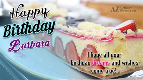 Happy Birthday Barbara