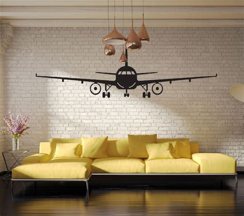 4028 3D Airplane Wall Stickers Muraux Wall Decor Airplane Wall Art Decal Decoration Vinyl ...