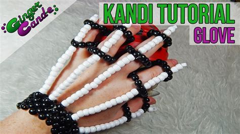 Skeleton Gloves - [Kandi Tutorial] | @GingerCandE - YouTube