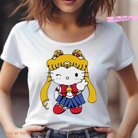 Hello Kitty Sailor Moon Shirt - Hersmiles