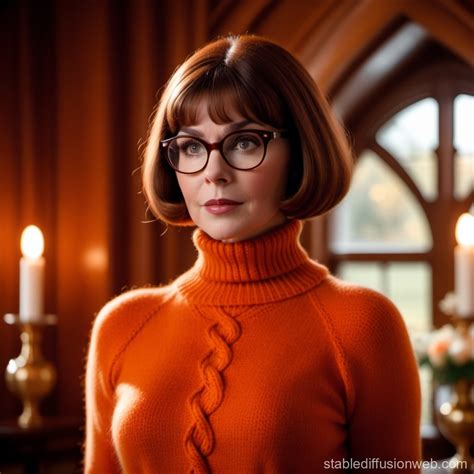 Velma Dinkley's Chunky Cableknit Adventure | Stable Diffusion Online