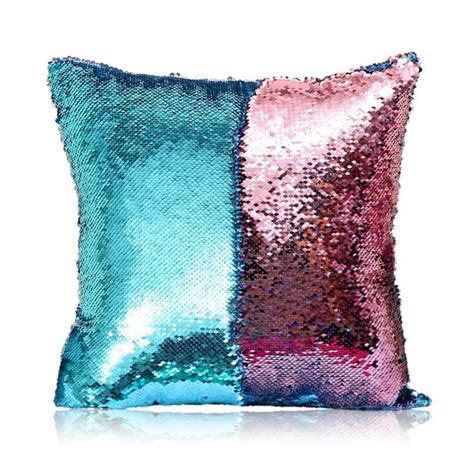 (In Stock) Mermaid Sequins Pillow Cover Magic DIY Inverted Flip Change ...