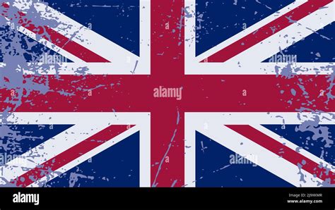 UK flag in vintage style for print and design.Vector illustration Stock Vector Image & Art - Alamy