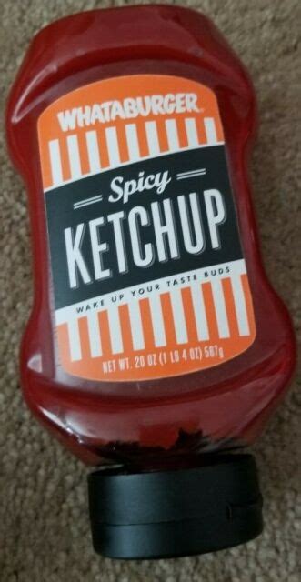 Whataburger 20oz spicy ketchup new factory sealed | eBay