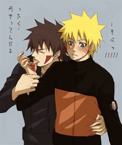 Kiba likes to lick things especially Naru-chan | Naruto and sasuke ...