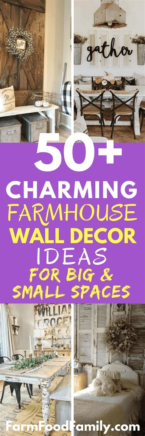 50+ Vintage Farmhouse Wall Decor Ideas For Your House 2022 | Farmhouse ...