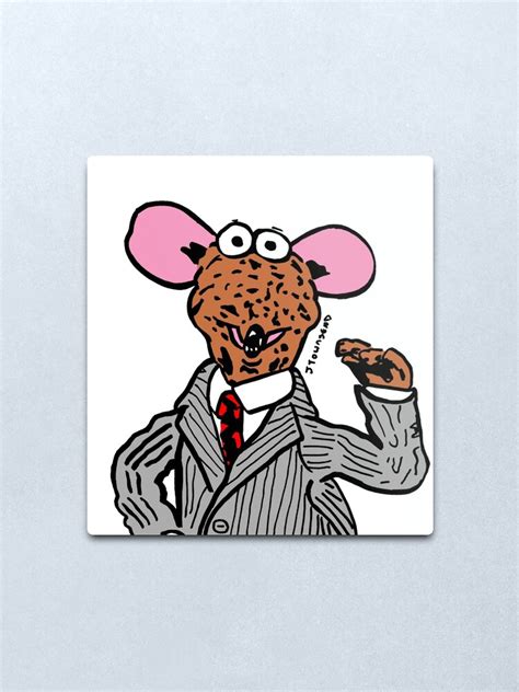 "Rizzo the Rat Muppets Fanart Portrait JTownsend" Metal Print for Sale by jtownsend | Redbubble