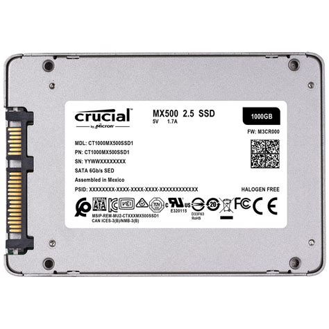 Crucial MX500 1 TB Solid State CT1000MX500SSD1 | PC-Canada