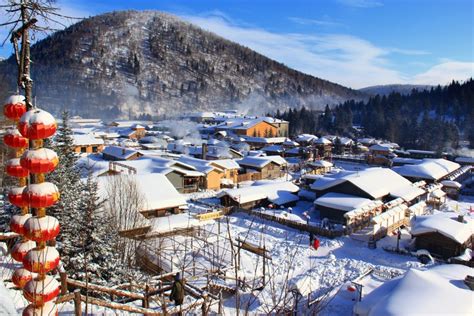 WHERE TO EXPERIENCE SNOW. DONGBEI (Northeastern) China Snow Town - Apple 101°