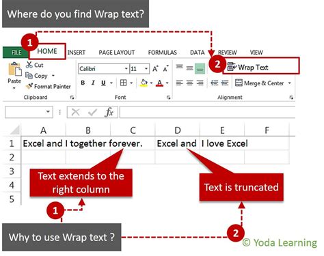 How to Quickly Wrap Text in Excel Cells | Fix Content in Single Cell Excel