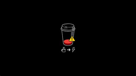 Coffee Battery Minimalism, HD Artist, 4k Wallpapers, Images ...