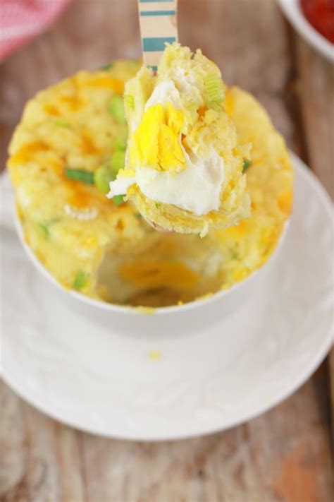 Microwave Egg MugMuffin (Microwave Mug Meals) | Bigger Bolder Baking