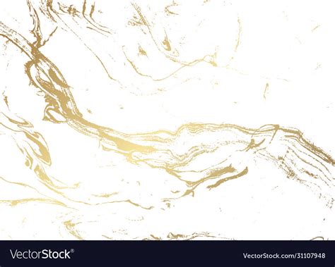 White and gold marble pattern Royalty Free Vector Image