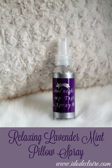 DIY Lavender Mint Pillow Mist - I do deClaire