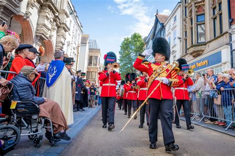 Coldstream Guards march through Exeter - Devon Live