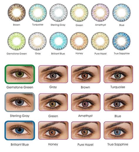 Freshlook ColorBlends Cosmetic Colored Contacts - 12 COLORS Fast | Contact lenses colored, Eye ...