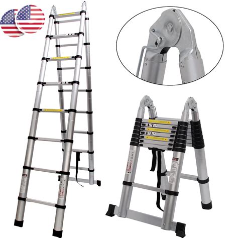 Telescopic Ladder Metal Aluminum Scaffold Folding Extendable ...