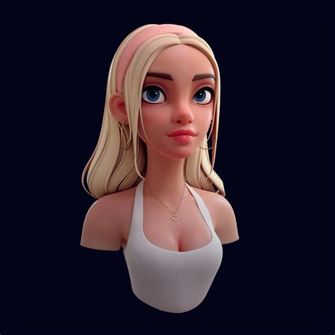 ArtStation - How to Sculpt a Stylized Head in Blender Character Modeling, Game Character ...