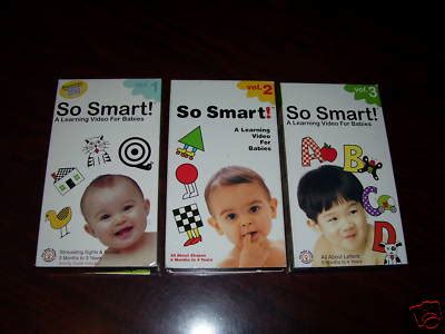 Wanda's Kids Store : So Smart VHS Movies Lot of 3 EUC