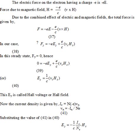 Hall effect | Derivation, Importance of the Hall Effect, Application ...