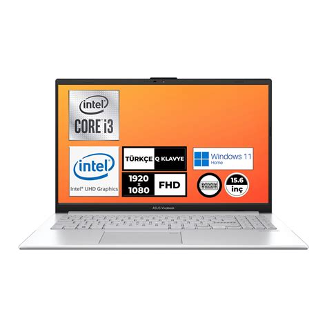 Asus Vivobook Go 15 Intel Core I3-N305 8gb 256GB SSD Windows Fiyatı
